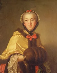 Portrait of Louis-Henriette de Bourbon-Conti, with Muffler